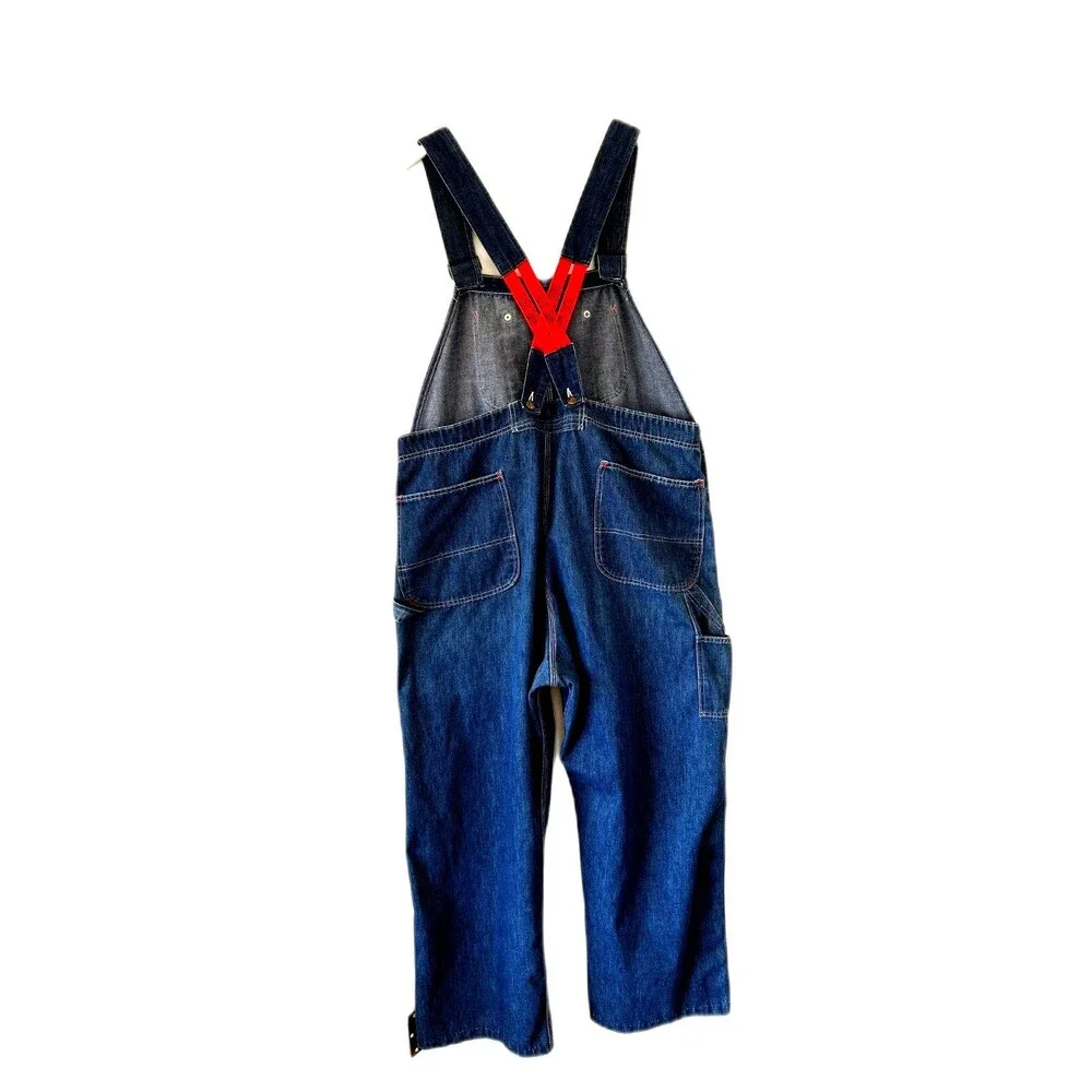 Vtg 1940s Big Mac Overalls Union Made Sanforized Blue Denim 42x29 42x28
